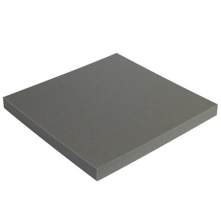 Bsc Preferred 1/2 x 12 x 12'' Charcoal Soft Foam Sheets, 96PK BUY00015296